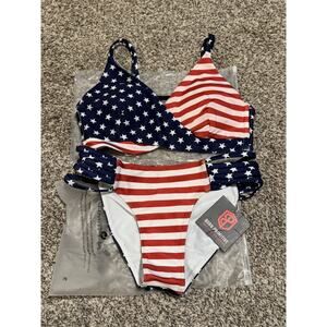 Born Primitive American Flag Tidal Bikini